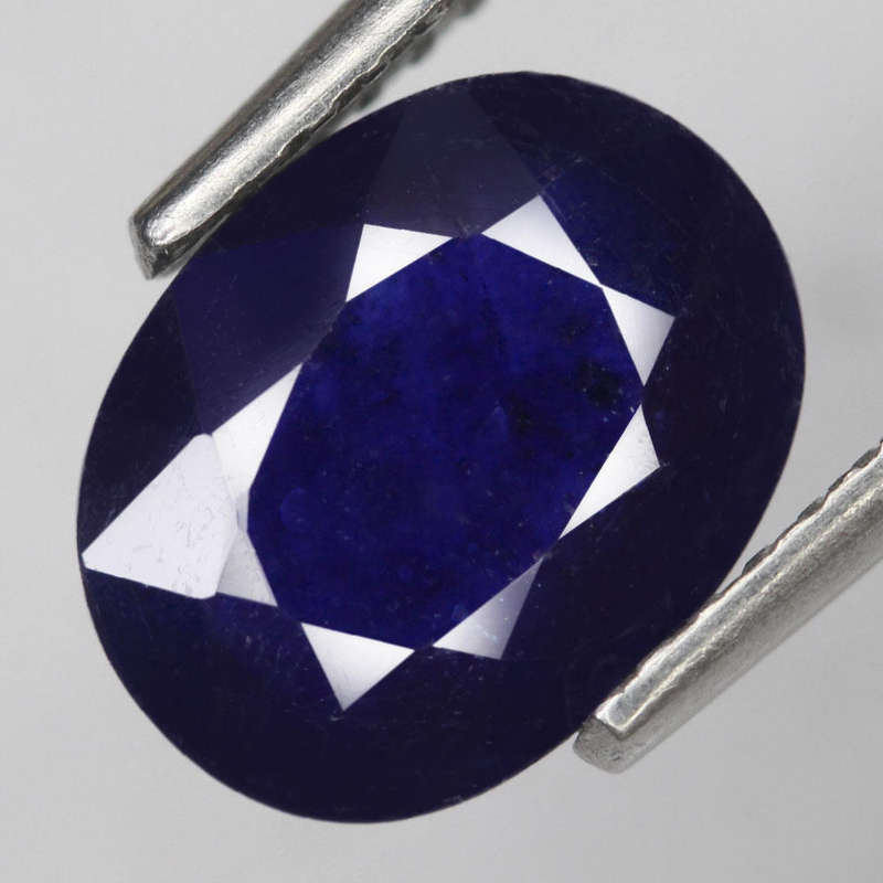 2.06Cts Sapphire Blue Oval Normal Heated  Gem Ravishing Natural Gemstone