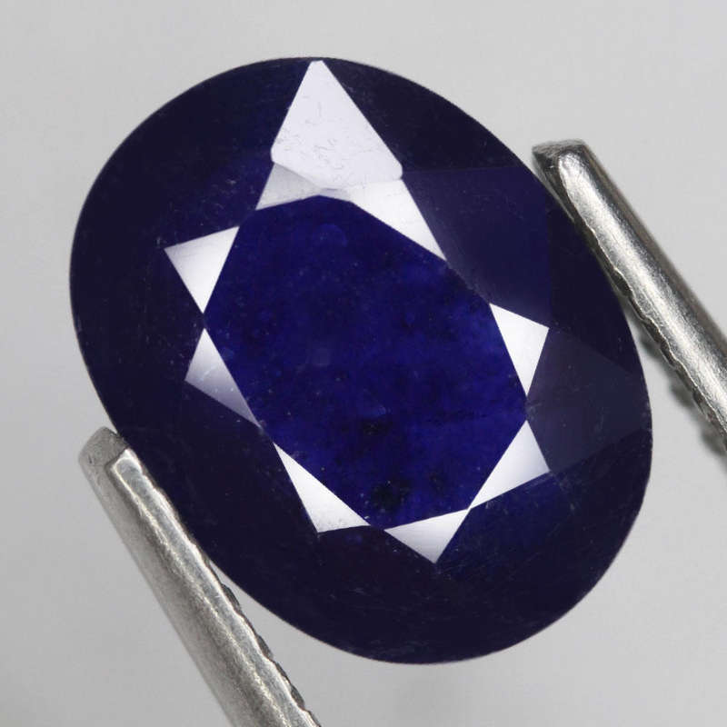 2.06Cts Sapphire Blue Oval Normal Heated  Gem Ravishing Natural Gemstone