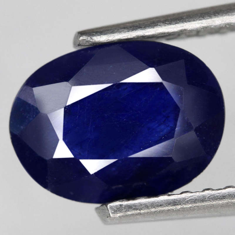 1.51Ct. Sapphire Blue Oval Normal Heated Thailand Gem Ravishing Natural Gemstone