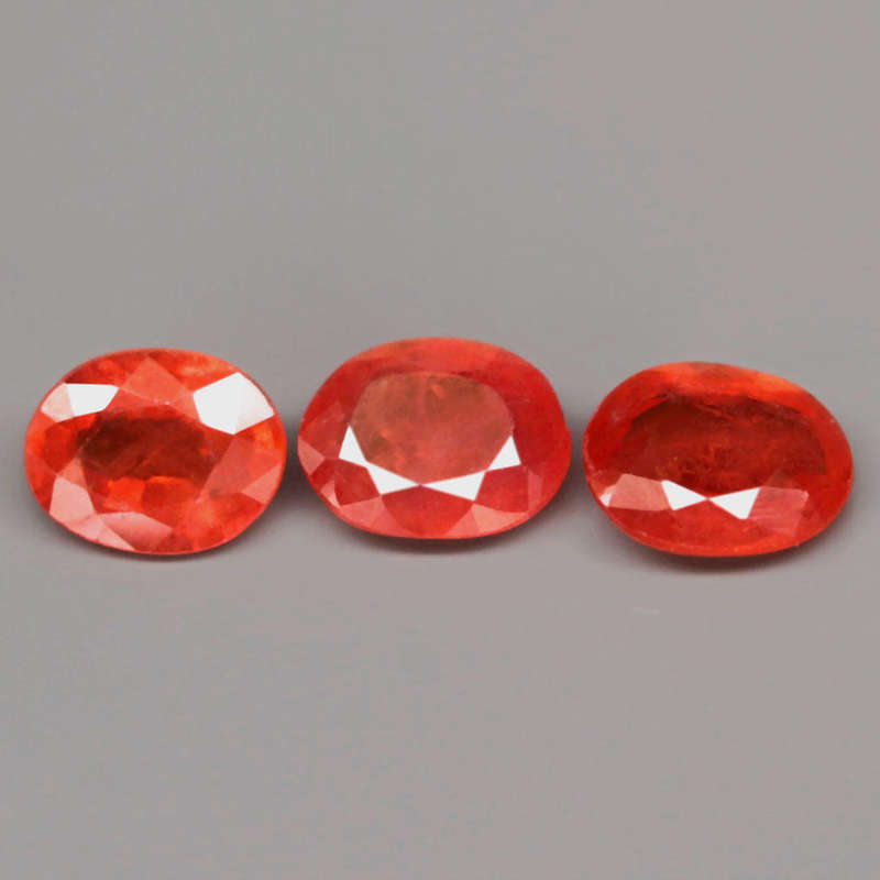1.21Ct.  Sapphire Top Orange Oval Unheated Tanzania  Natural Gemstone