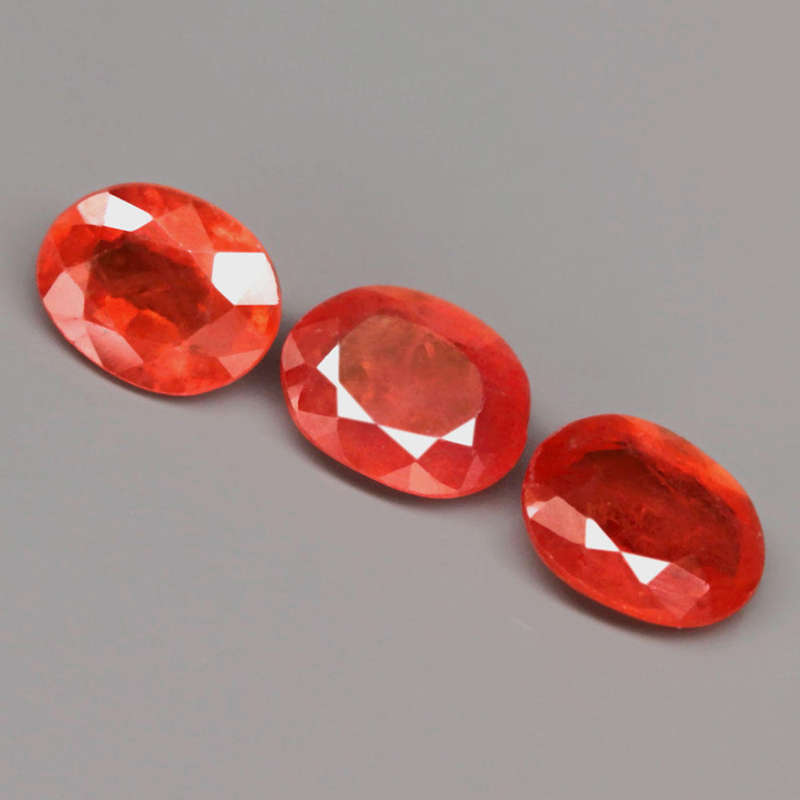 1.21Ct.  Sapphire Top Orange Oval Unheated Tanzania  Natural Gemstone