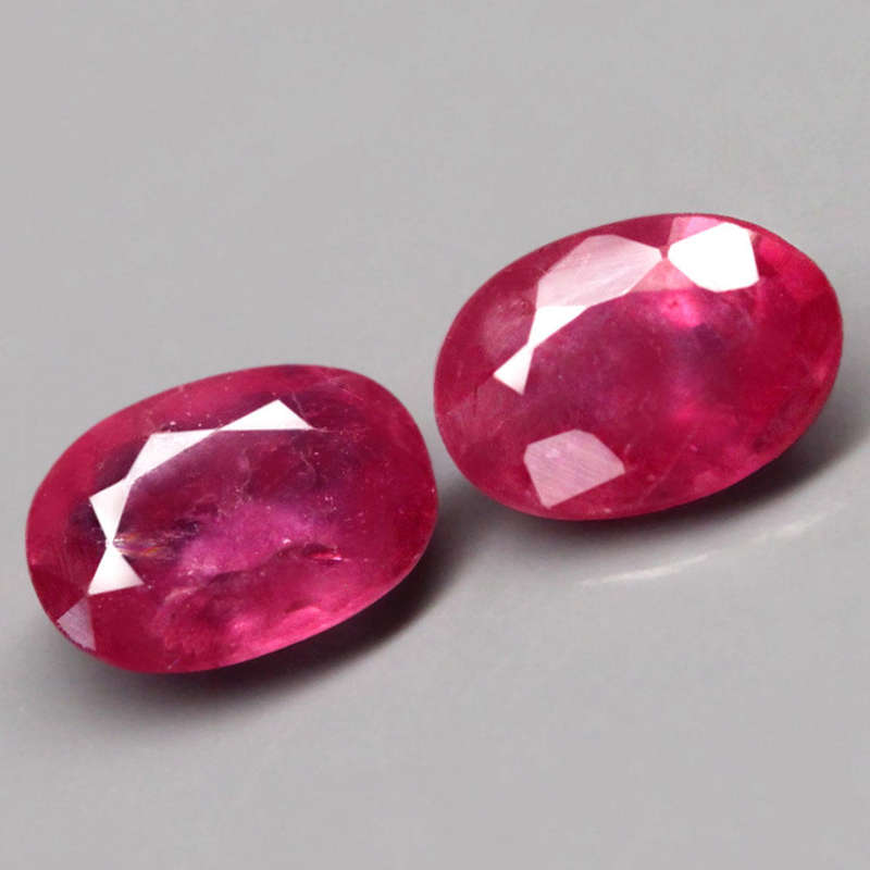 1.19Ct.  Ruby Pinkish Red Oval Normal Heated Tanzania Ravishing Natural Gemstone