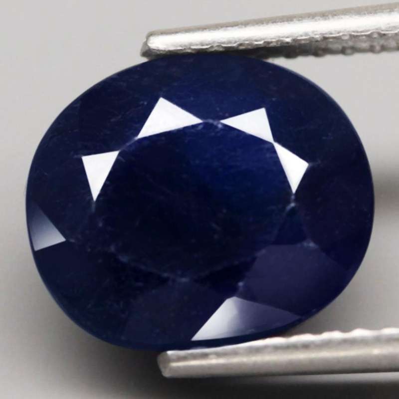 3.96Ct. Sapphire Blue Oval Facet Heated Mozambique Ravishing!Natural Gemstone