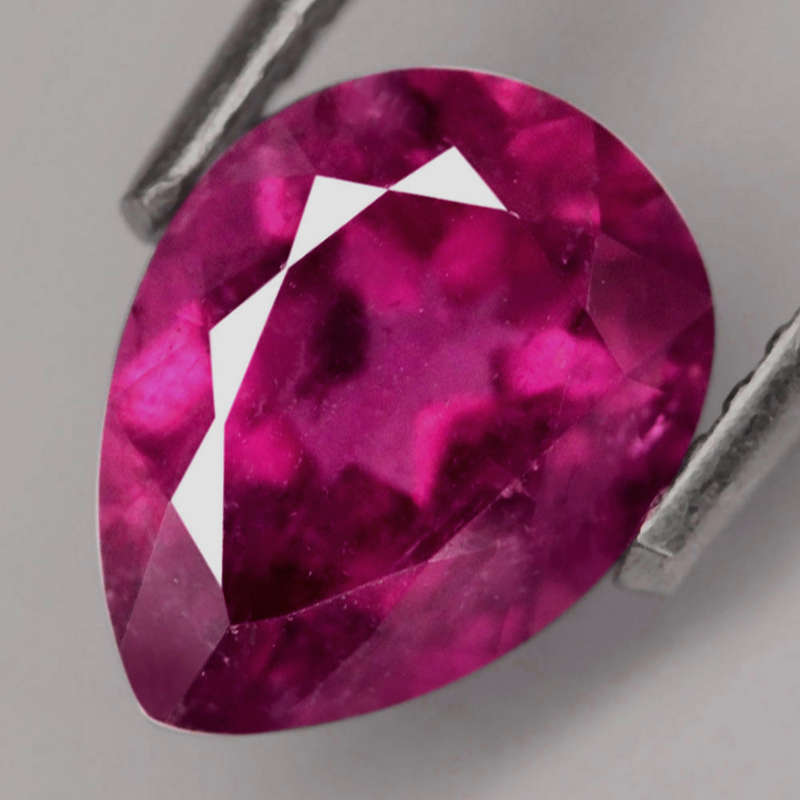 1.59Ct. Tourmaline Rubellite Pink Pear Mozambique Attractive! Natural Gemstone
