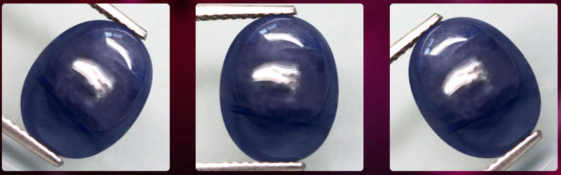 7.60Ct.  Sapphire Blue Oval Cabochon  Gem Ravishing Colour! Natural