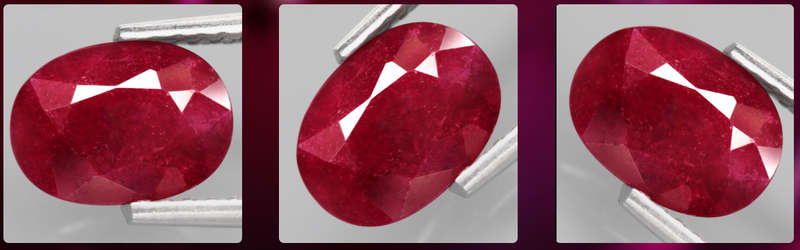 1.27Ct.  Ruby Red Oval Winza,Tanzania Precious Gem Ravishing Unheated