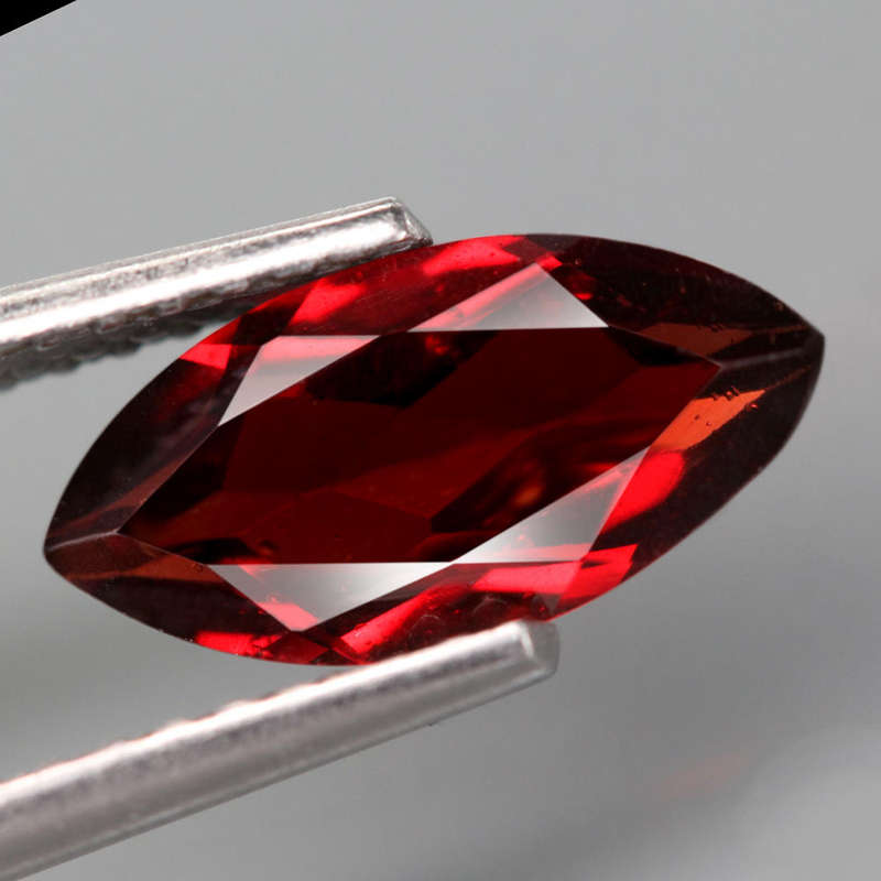 1.25Ct. Spessartite Garnet Red Marquise Shape Namibia Gem Good Sparkling Natural