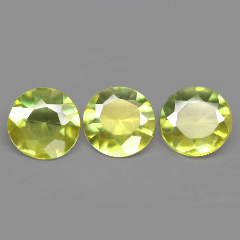 1.14Ct. Sphene Yellowish Green Round Untreated Madagascar Ravishing!