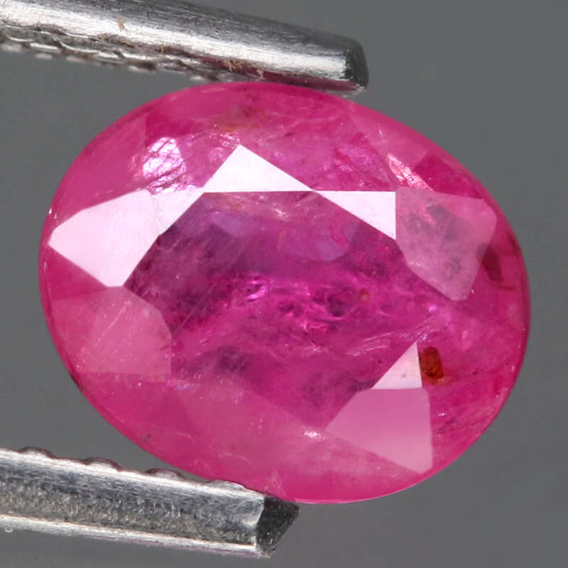 0.75Ct.  Ruby Reddish Pink Oval Winza,Tanzania Ravishing ! Normal Heated Natural