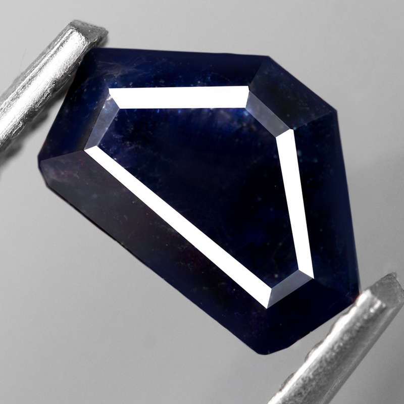 1.17Ct.  Sapphire Blue Fancy Australia Precious Gem Amazing Shape!Normal Heated