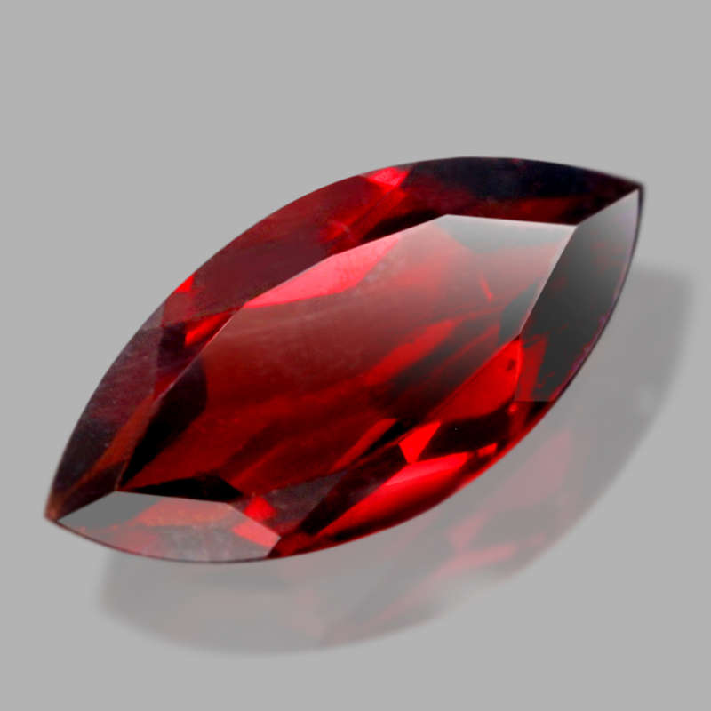 1.23Ct. Spessartite Garnet Top Red Marquise Namibia Gem Good Sparkling! Natural