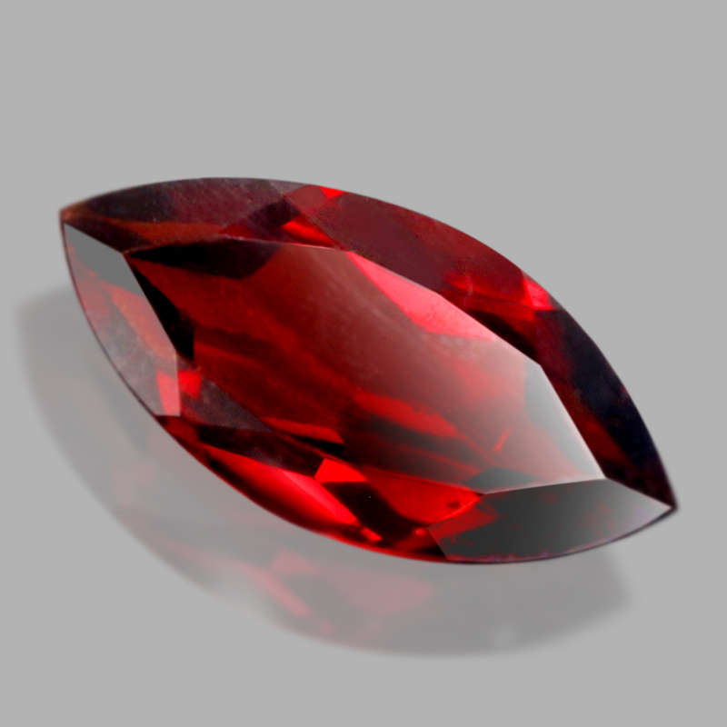 1.23Ct. Spessartite Garnet Top Red Marquise Namibia Gem Good Sparkling! Natural