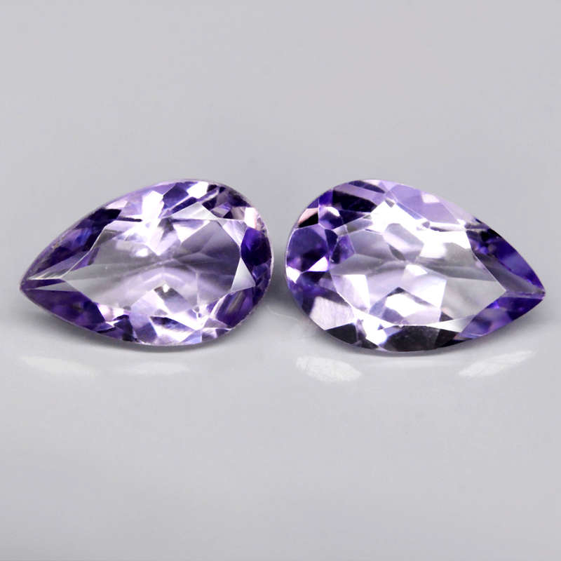 1.42Ct. Amethyst Top Purple Pear Brazil Beautiful For Your Jewelry!Natural