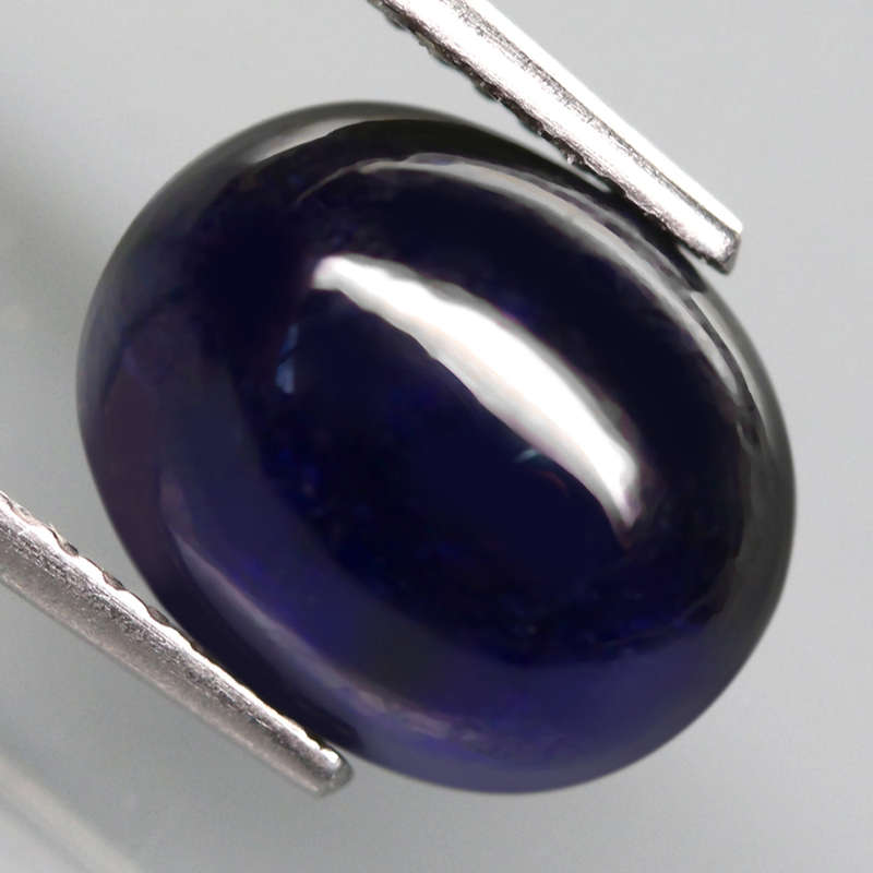 6.56Ct.  Sapphire Cornflower Blue Oval Cabochon Mozambique Gem Splendid Natural