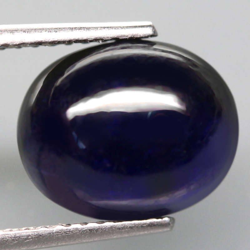 6.56Ct.  Sapphire Cornflower Blue Oval Cabochon Mozambique Gem Splendid Natural