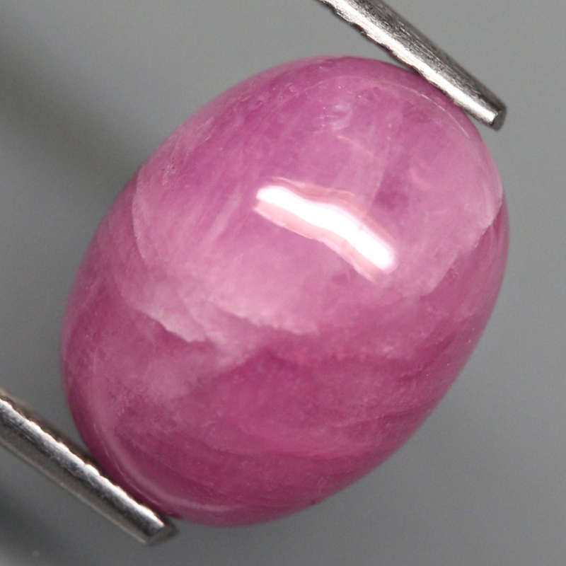 5.84Ct. Ruby Pink Oval Cabochon Winza,Tanzania Ravishing Color! Normal Heated