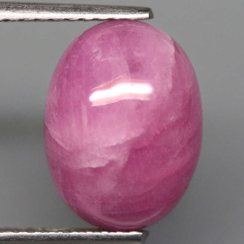 5.84Ct. Ruby Pink Oval Cabochon Winza,Tanzania Ravishing Color! Normal Heated