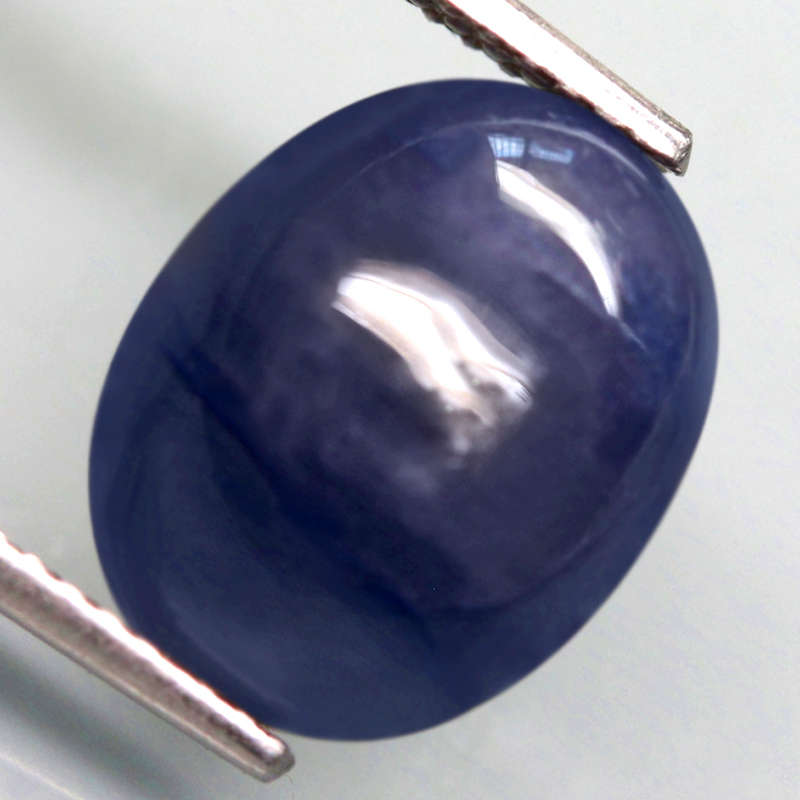 7.60Ct.  Sapphire Blue Oval Cabochon  Gem Ravishing Colour! Natural