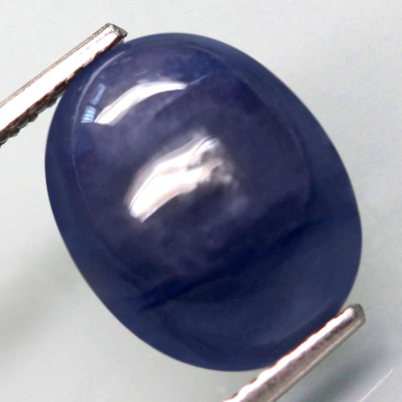 7.60Ct.  Sapphire Blue Oval Cabochon  Gem Ravishing Colour! Natural