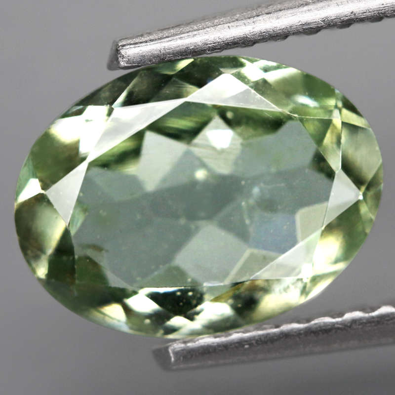 1.31Ct. Tourmaline Green Oval Mozambique Gem Ravishing Color! Alluring Natural