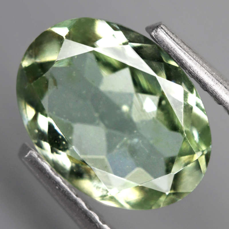 1.31Ct. Tourmaline Green Oval Mozambique Gem Ravishing Color! Alluring Natural