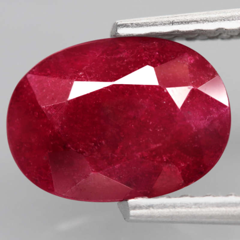 1.27Ct.  Ruby Red Oval Winza,Tanzania Precious Gem Ravishing Unheated
