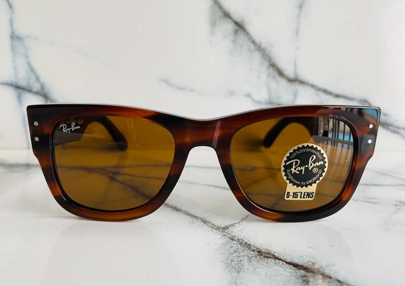 Ray-Ban  Mega Wayfarer RB0840S  Havana Brown Sunglasses Original