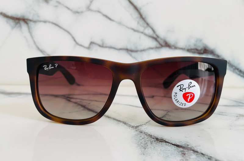 Ray-Ban  Justin RB4165  Sunglasses Original**Polarized** Tortoise/Brown Lense