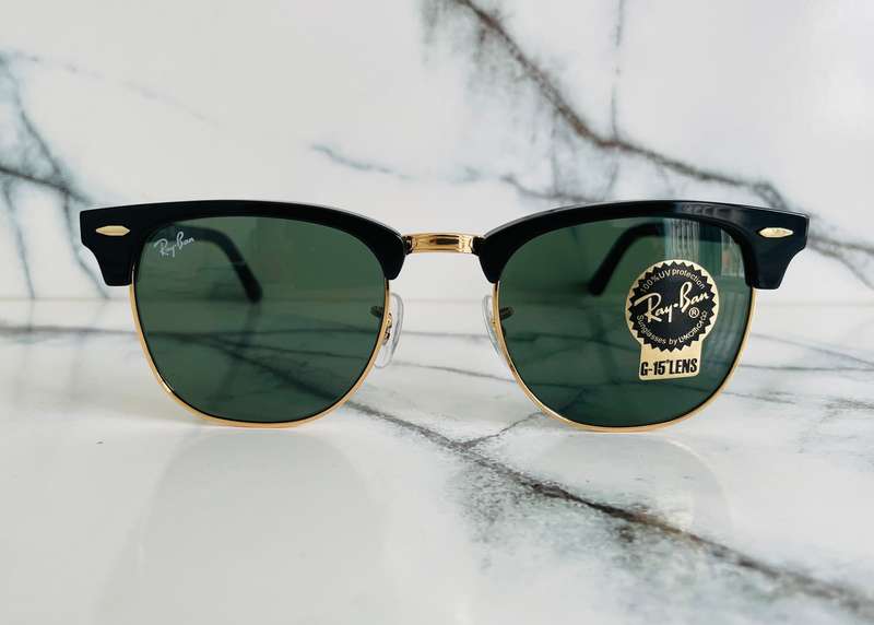 Ray-Ban  Club Classic Sunglasses  RB3016 Black/Green Lense