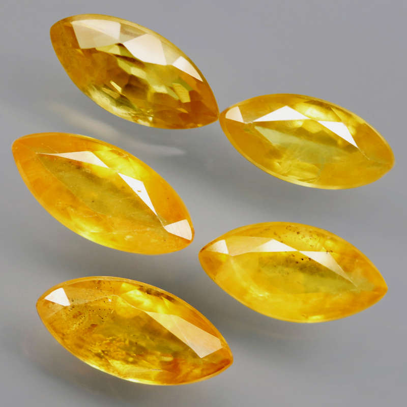 1.78Ct.  Sapphire Yellow Marquise Australia Gem Luxurious! Unheated Gemstone