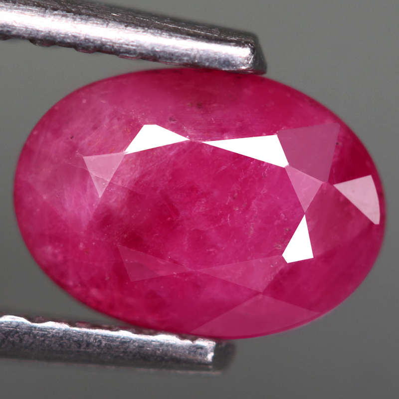 1.04Ct.  Gemstone Ruby Reddish Pink Oval Winza,Tanzania Ravishing! Normal Heated