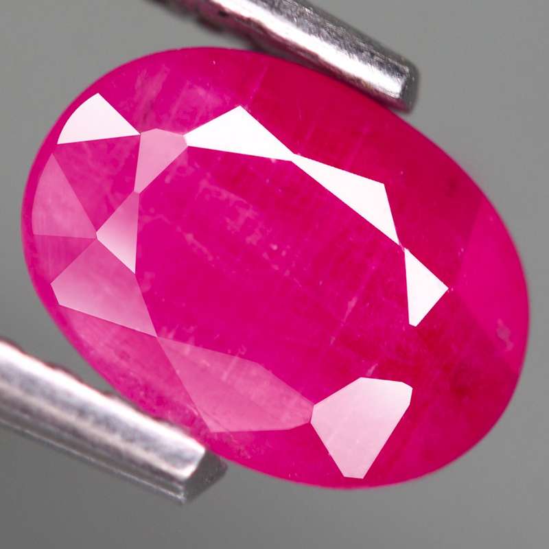 1.25Ct.  Ruby Reddish Pink Oval Winza,Tanzania Ravishing! Normal Heated Gemstone