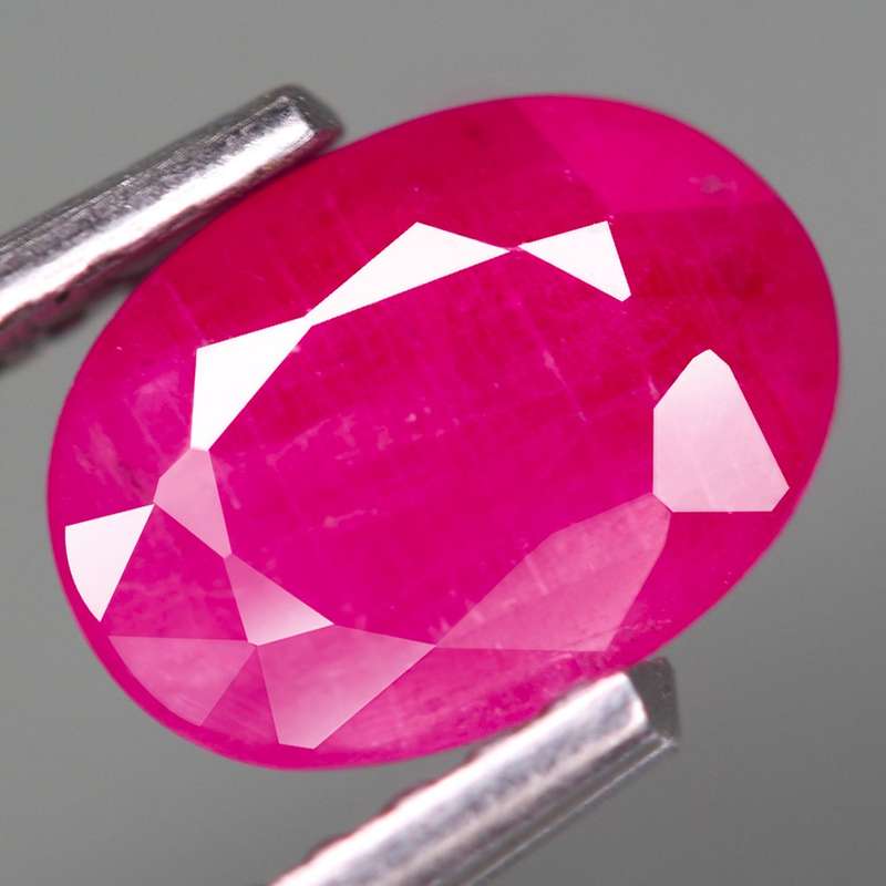 1.25Ct.  Ruby Reddish Pink Oval Winza,Tanzania Ravishing! Normal Heated Gemstone