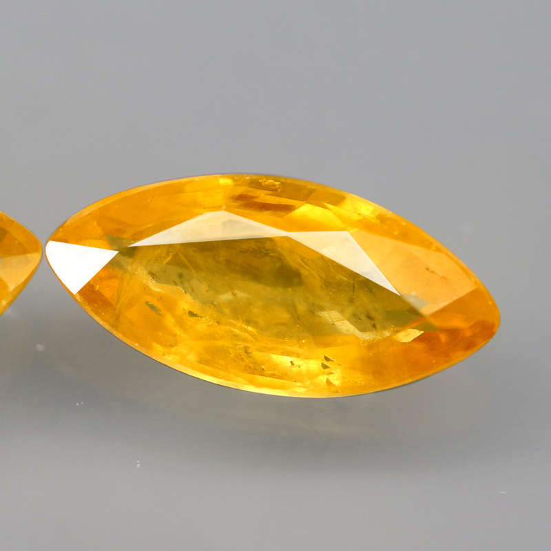 1.25Ct. Sapphire Yellow Marquise Thailand Ravishing Color Unheated Gemstone