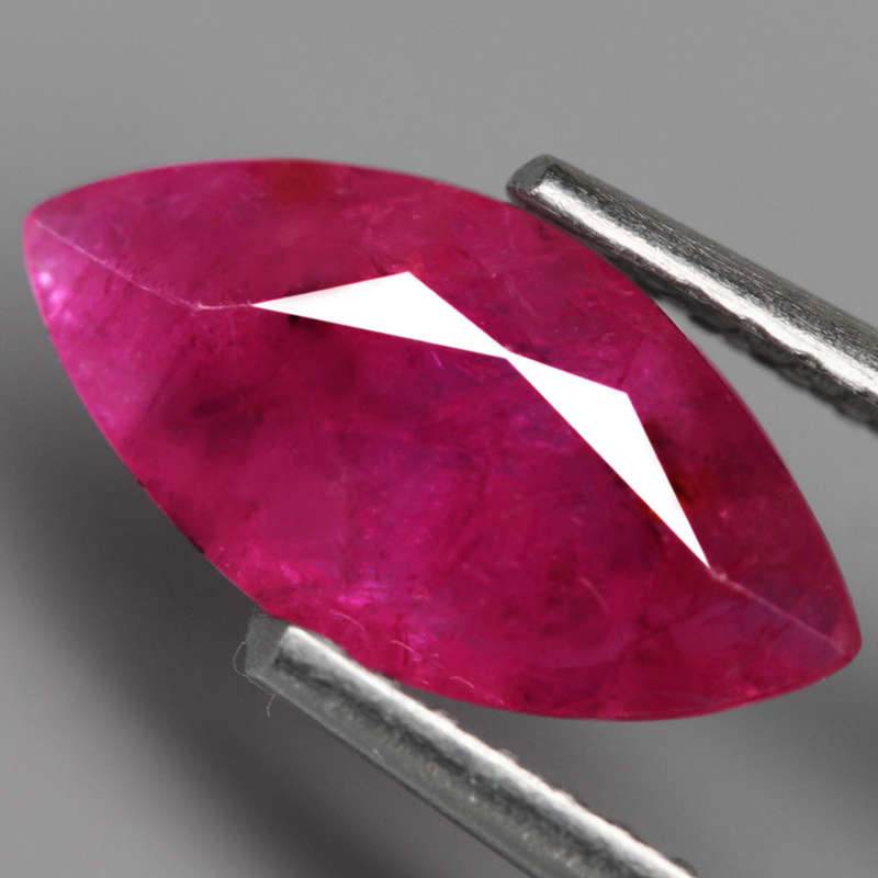 1.10Ct.  Ruby Pinkish Red Marquise Tanzania Gem Ravishing!Normal Heated Gemstone