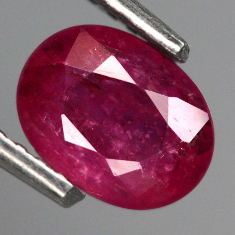 1.04Ct. Ruby Reddish Pink Oval Tanzania Gem Ravishing Normal Heated Gemstone