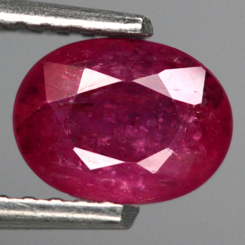 1.04Ct. Ruby Reddish Pink Oval Tanzania Gem Ravishing Normal Heated Gemstone