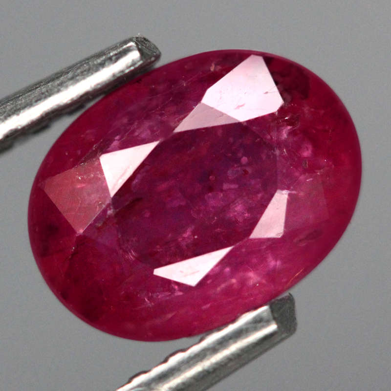 1.04Ct. Ruby Reddish Pink Oval Tanzania Gem Ravishing Normal Heated Gemstone