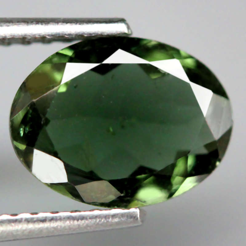1.22Ct.Tourmaline Green Oval Mozambique Precious Gem Luxurious Untreated Natural