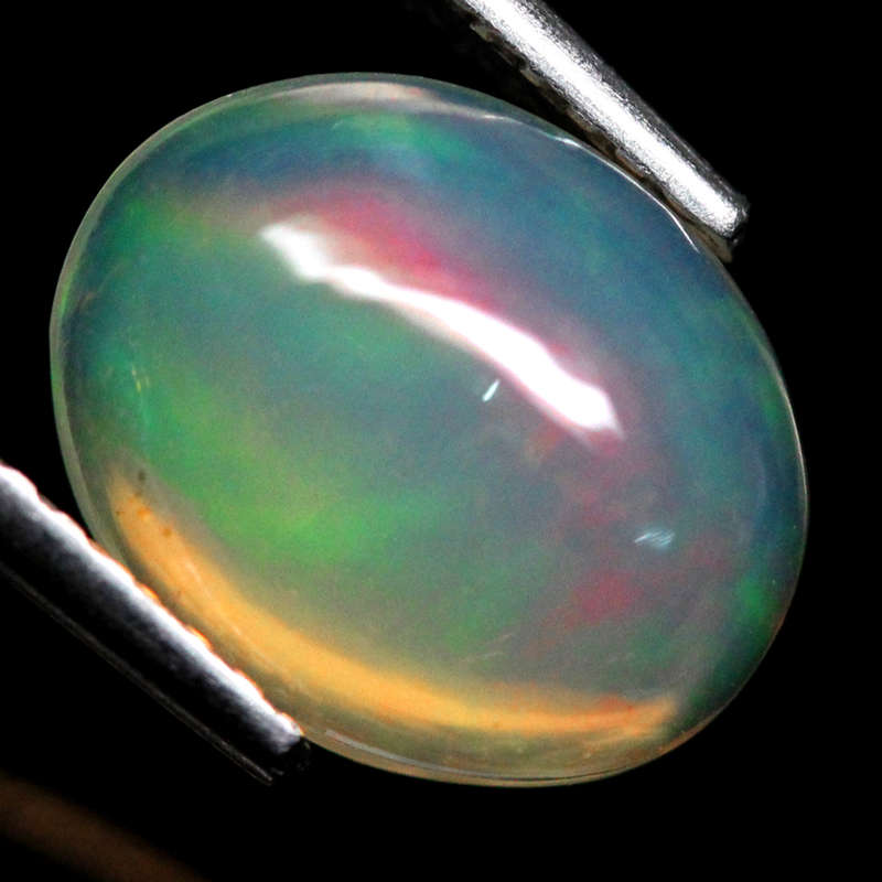 1.78Ct. Opal Yellow Oval Cabochon Welo, Ethiopian Untreated Natural