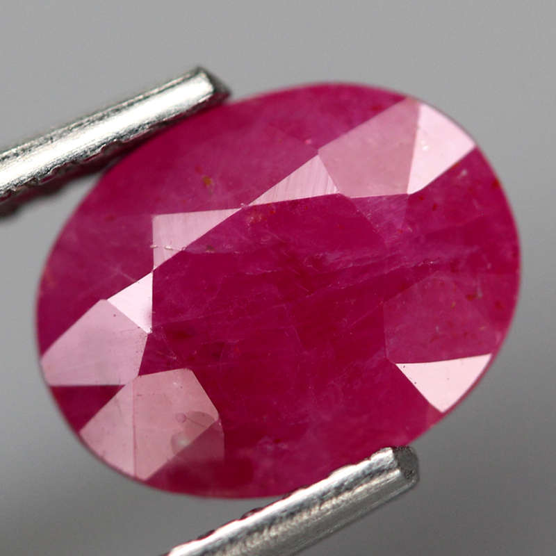 1.62Ct. Ruby Pinkish Red Oval Tanzania Gem Ravishing! Normal Heated Gemstone