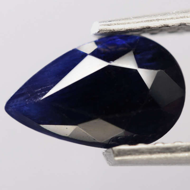 1.14Ct. Sapphire Blue Pear **Australia** Gem Ravishing Colour Normal Heated Gemstone
