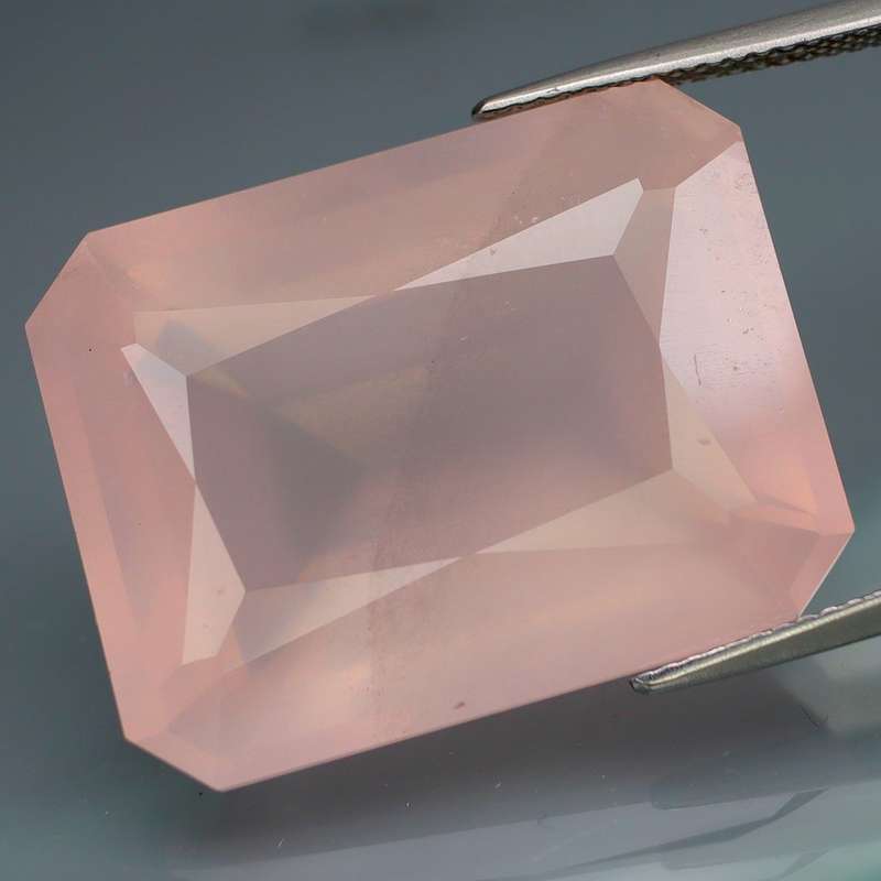 44.69Ct. Pink Rose Quartz GIANT Brazil Perfect Shape Ravishing Color! Natural