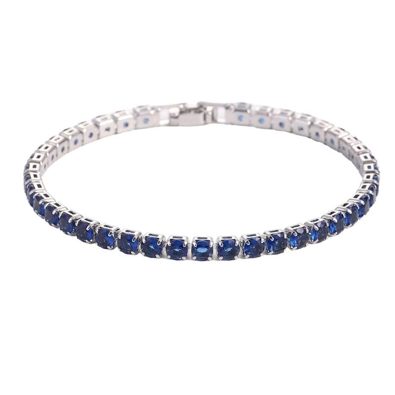 Tennis Bracelets 4mm Iced Out Chain Crystal Bracelet For Women  Detail:      Type: Tennis Bracelets