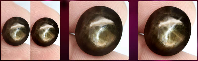 26.17Ct.  Sapphire Star 6 Rays Golden Green Oval Cabochon Large Unheated