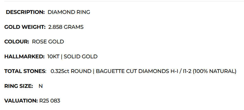 0.325ct DIAMOND CLUSTER  RING ROSE GOLD ROUND & BAGUTTE DIAMONDS**GORGEOUS DESIGNER PIECE**