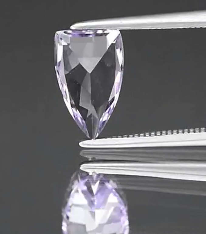 1.41ct Purple Amethyst  Trillion VS 10x6mm  Natural Unheated Gemstone, Brazil