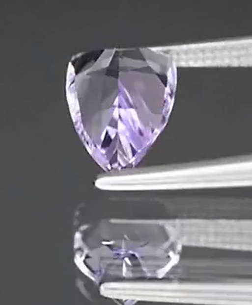 1.41ct Purple Amethyst  Trillion VS 10x6mm  Natural Unheated Gemstone, Brazil