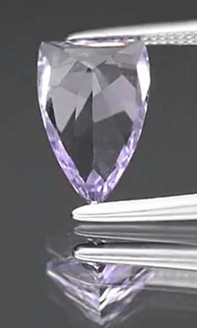 1.41ct Purple Amethyst  Trillion VS 10x6mm  Natural Unheated Gemstone, Brazil