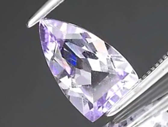 1.41ct Purple Amethyst  Trillion VS 10x6mm  Natural Unheated Gemstone, Brazil